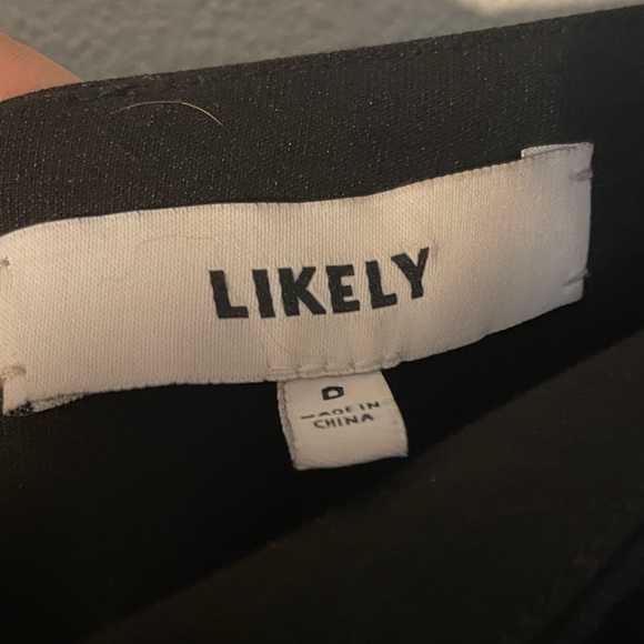 Likely One Strap Black Dress - Picture 3 of 3